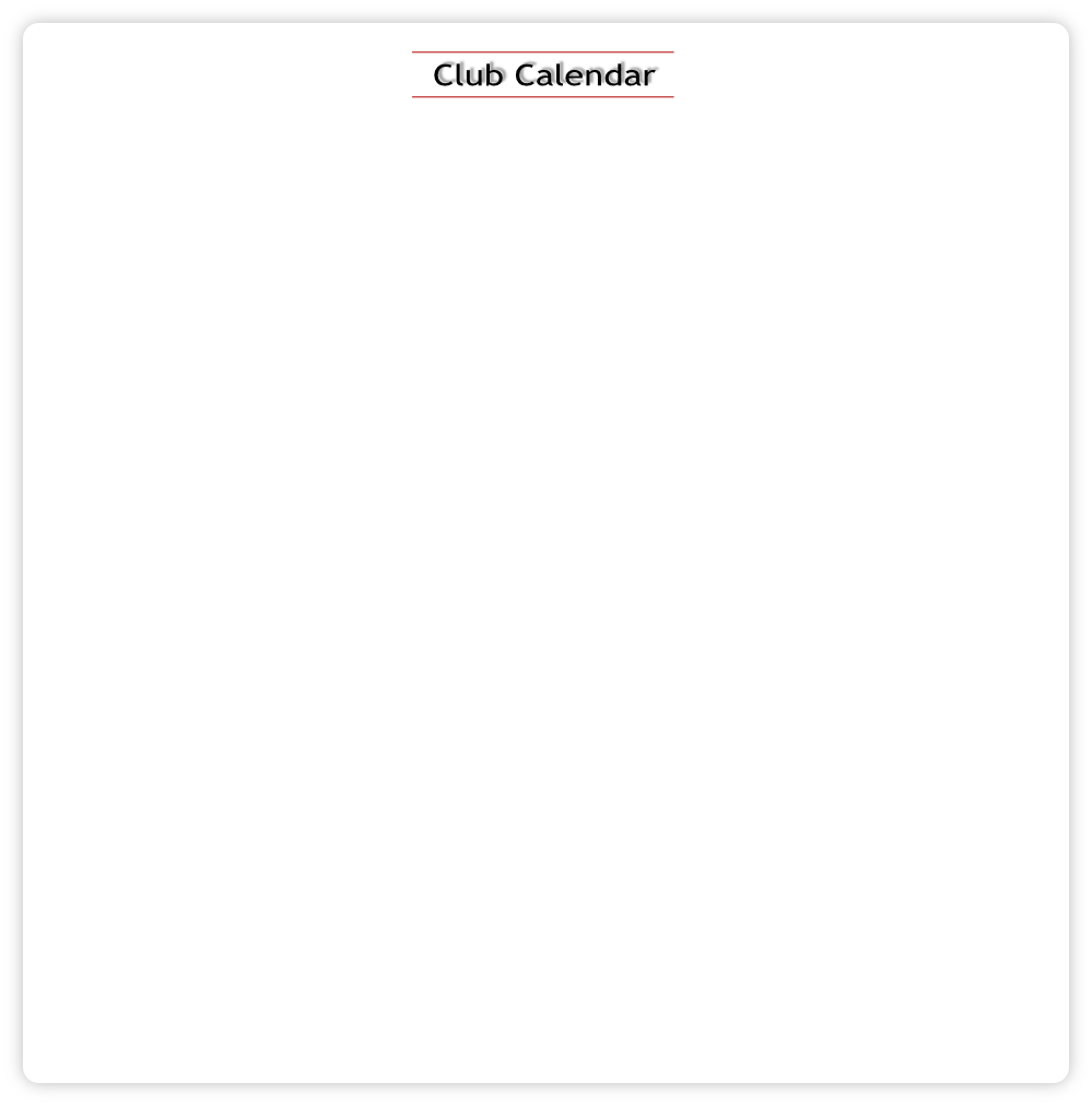 Club Calendar